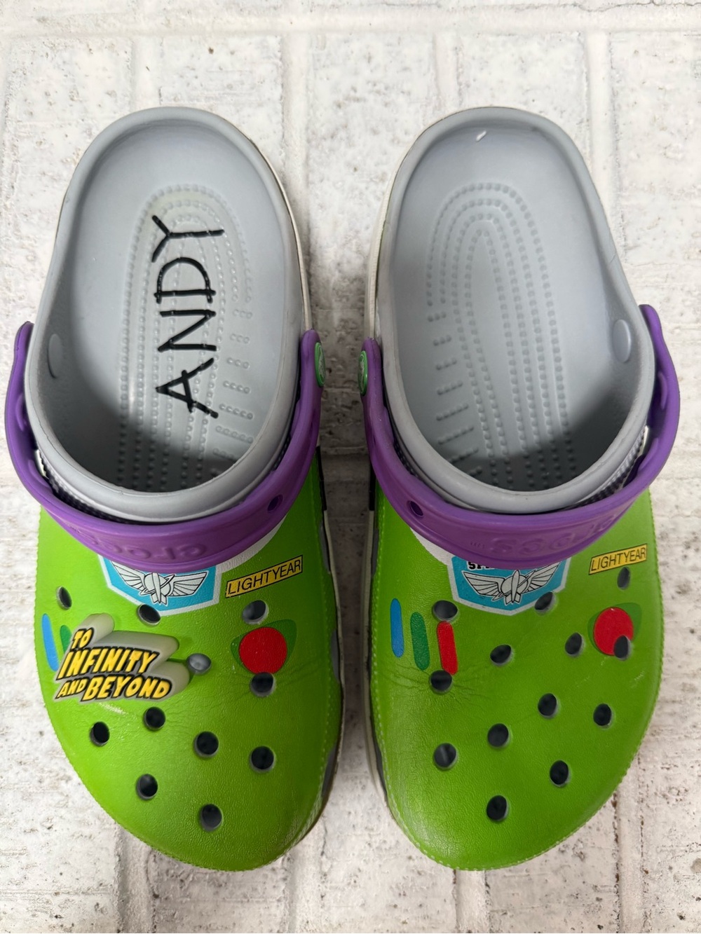 Crocs Disney Buzz Lightyear Toy Story Clogs for Adults - Picture 3 of 13
